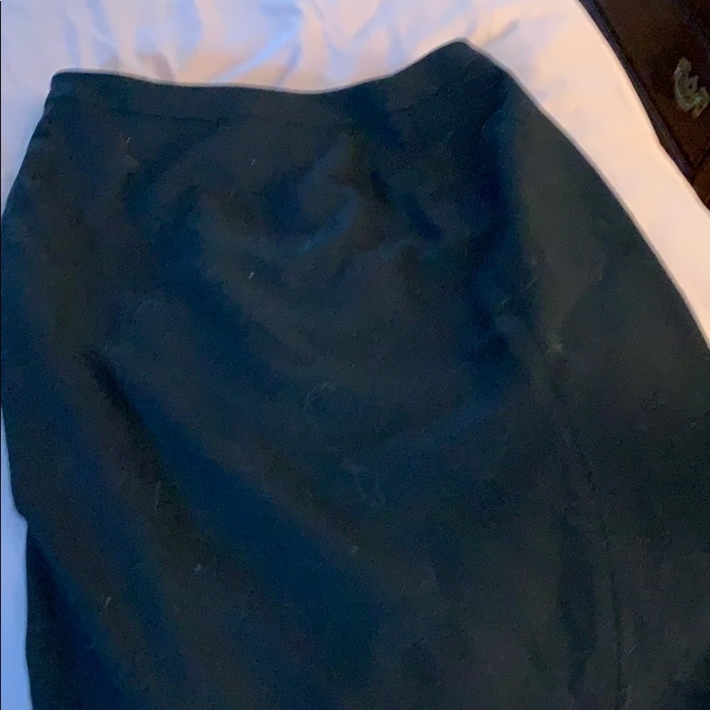 Talbots wool skirt black